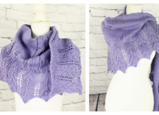 Wisteria Shawl Free Knitting Pattern