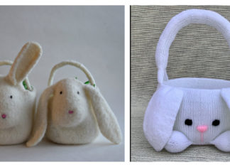 Bunny Basket Knitting Patterns