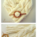 Cable Neckwarmer Free Knitting Pattern