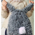 Fluffy Bunny Rucksack Free Knitting Pattern