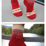 Keep Me Searching for a Heart of Gold Socks Free Knitting Pattern