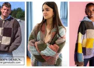 Patchwork Cardigan Free Knitting Pattern