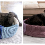 Pet Bed Free Knitting Pattern