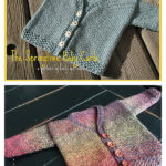 Springtime Baby Cardi Free Knitting Pattern