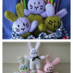 Amigurumi Pocket Bunny Free Knitting Pattern