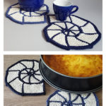 Ammonite Potholders Free Knitting Pattern