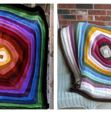 Artful Afghan Free Knitting Pattern