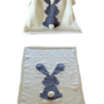 Bunny Baby Blanket Knitting Pattern