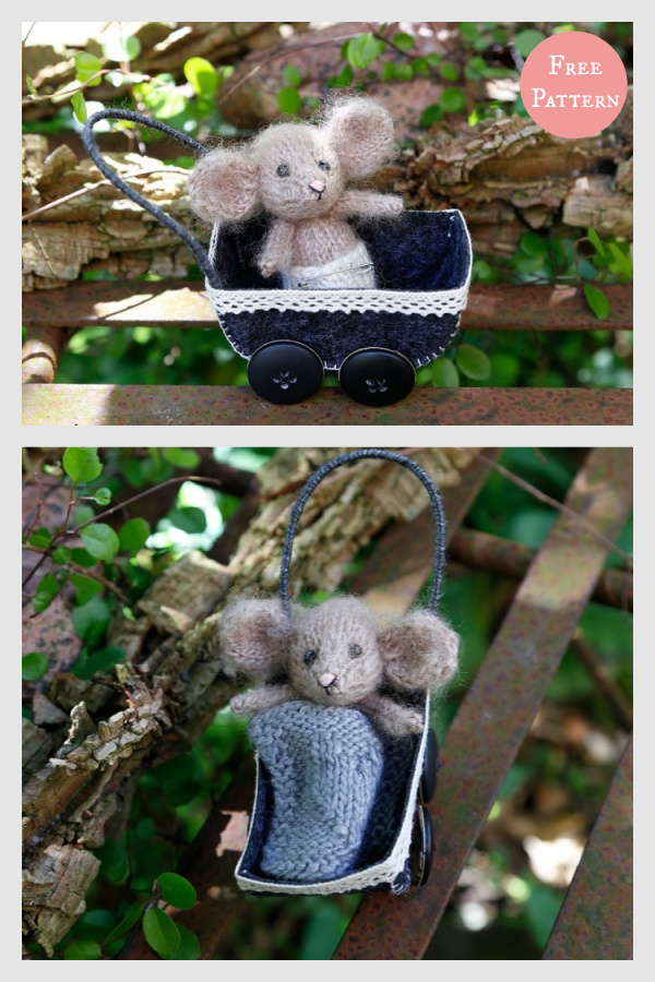 Ellie Mouse Free Knitting Pattern