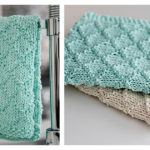 Modern Kitchen Towels Free Knitting Pattern
