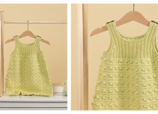 Poppy Children's Dress Free Knitting Pattern