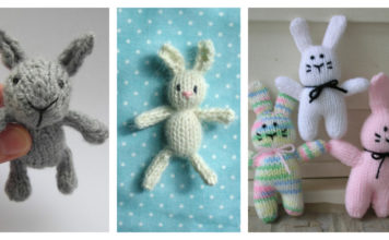 Tiny Baby Bunnies Free Knitting Pattern