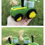 Tractor Toy Free Knitting Pattern