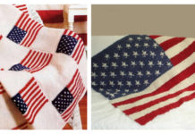 American Flag Blanket Knitting Patterns