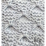 Big Butterfly Stitch Free Knitting Pattern and Video Tutorial