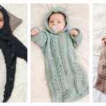 Bunting Bag with Hood Free Knitting Pattern