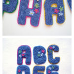 Letter Garland Free Knitting Pattern