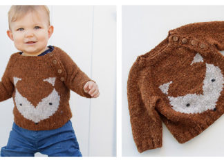 Little Fox Sweater Free Knitting Pattern