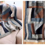 Log Cabin Quilt Free Knitting Pattern