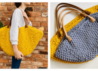 Parisien Market Bag Free Knitting Pattern