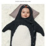 Penguin Bunting Bag Free Knitting Pattern