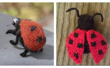 Amigurumi LadyBug Free Knitting Pattern