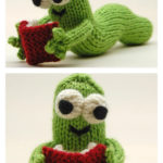Bookworm Amigurumi Plush Toy Knitting Pattern