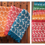 Kitchen Cloth in Mosaic Design Free Knitting Pattern