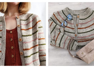 Livresque Cardigan Free Knitting Pattern