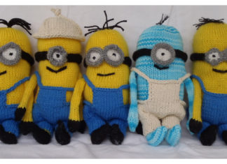 Minions Free Knitting Pattern