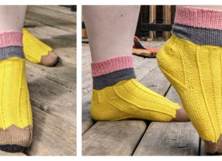 Needs Sharpening Pencil Socks Free Knitting Pattern