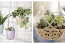 Plant Hanger Knitting Patterns