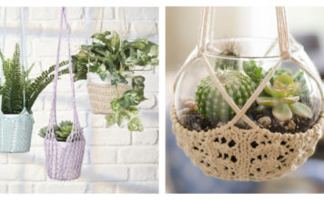 Plant Hanger Knitting Patterns