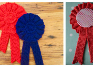 Prize Ribbons Free Knitting Pattern