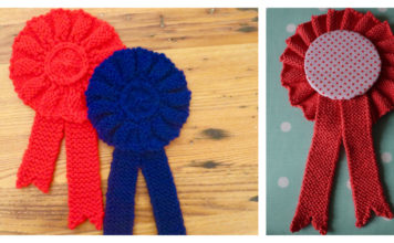 Prize Ribbons Free Knitting Pattern