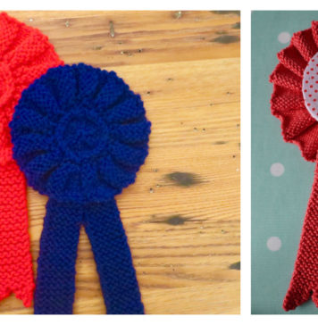 Prize Ribbons Free Knitting Pattern