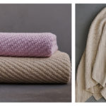 Shifting Angles Blanket Free Knitting Pattern