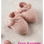Sweet Pink Baby Set Baby Shoes Free Knitting Pattern