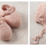 Sweet Pink Baby Set Free Knitting Pattern