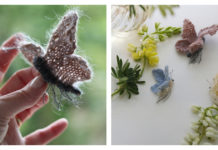 Butterfly Free Knitting Pattern