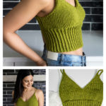 Simple Summer Top Free Knitting Pattern