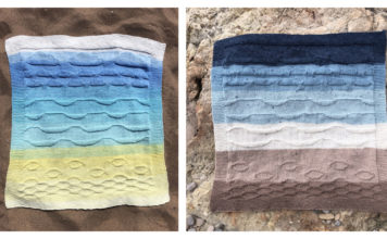 Sunny Baby Beach Blanket Free Knitting Pattern