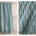 Ash Bark Blanket Free Knitting Pattern