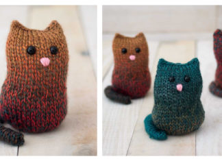 Beginner Flat Knit Cat Free Pattern