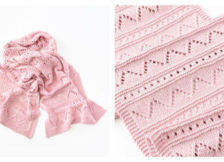 Blush Wrap Free Knitting Pattern