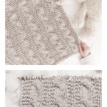 Cable Blanket Free Knitting Pattern