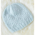 Cute as a Button Baby Hat Free Knitting Pattern
