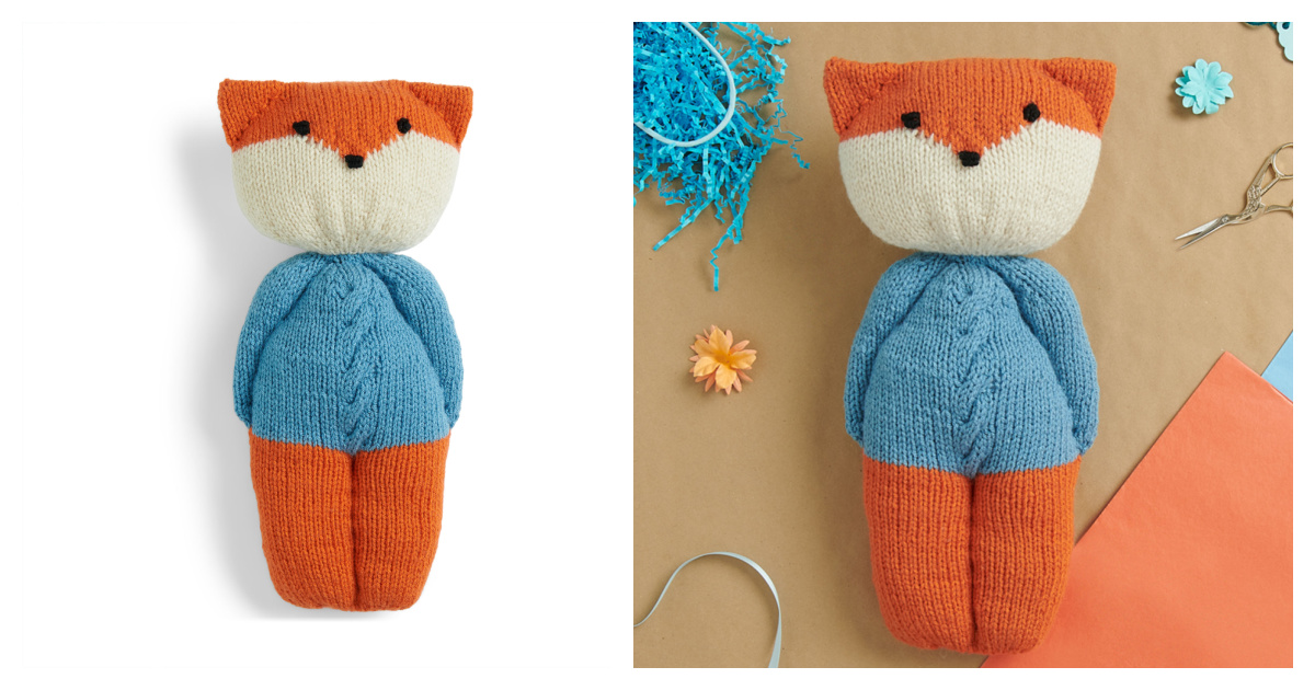 Foxy Toy Free Knitting Pattern