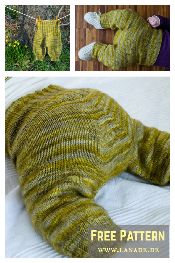 Hosenmatz Casual Baby Pants Free Knitting Pattern