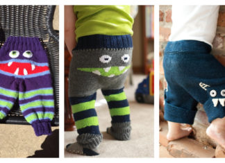 Monster Pants Knitting Patterns